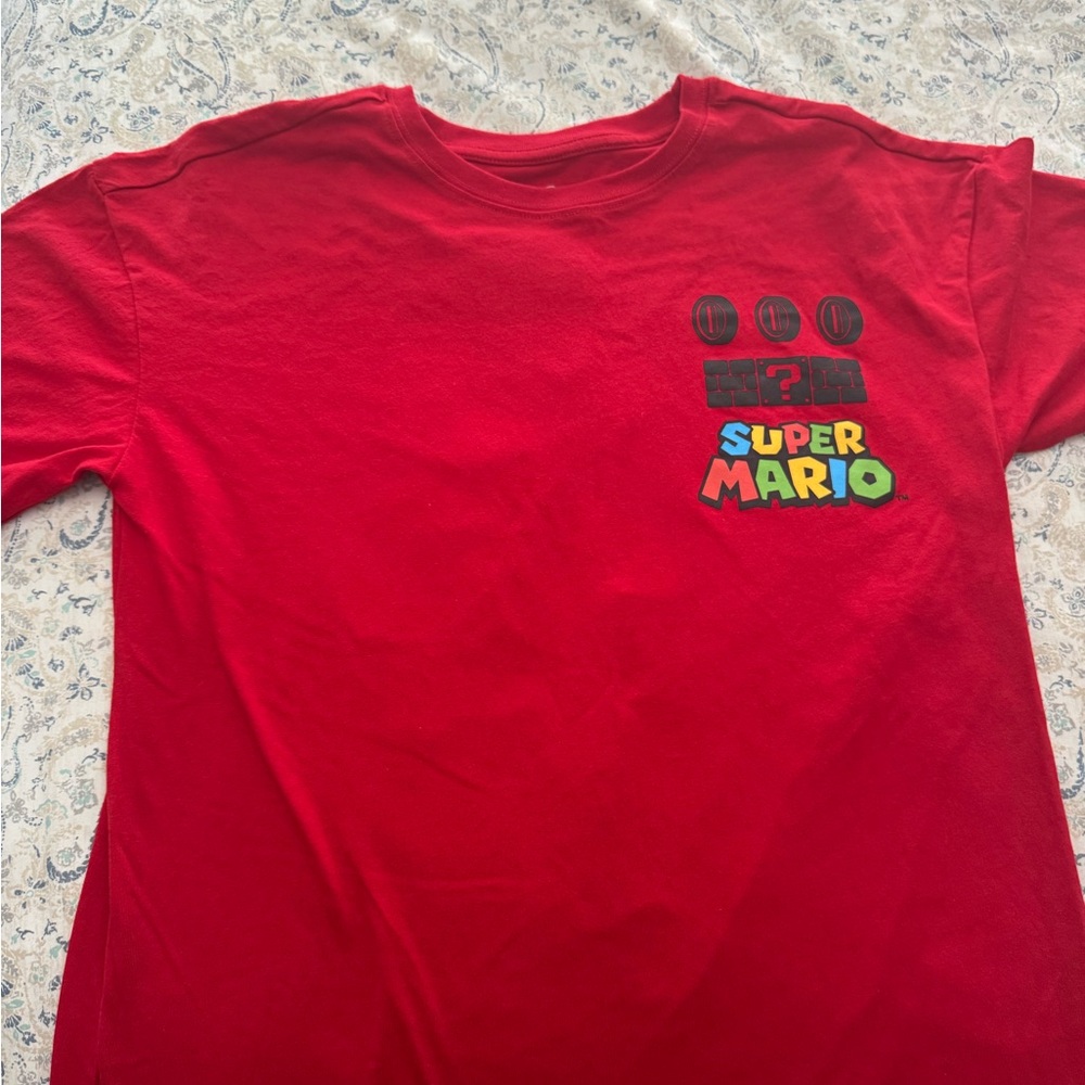 Nintendo Red Super Mario Kids Tee